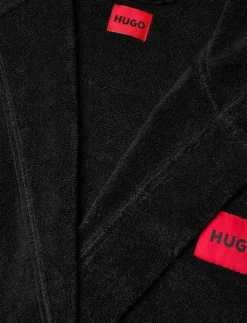 HUGO TERRY_HOODED GOWN - Morgonrock BLACK Discount