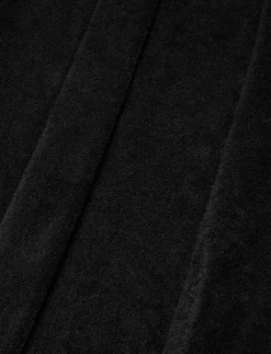 HUGO TERRY_HOODED GOWN - Morgonrock BLACK Discount