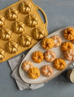 75th Anniversary Braided Mini Bundt® Pan - Bakformar|Nordic Ware Sale