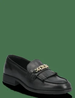 TH CHAIN FRINGE LEATHER LOAFER - Platta skor|Tommy Hilfiger Sale