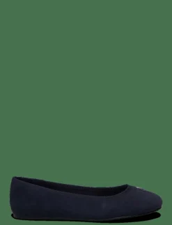 TH HARDWARE SUEDE BALLERINA - Ballerinas|Tommy Hilfiger Sale