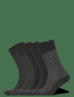 TH MEN SOCK 5P GIFTBOX HERRINGBON - Vanliga strumpor|Tommy Hilfiger Sale