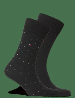 TH MEN SOCK 2P STRUCTURE DOT - Vanliga strumpor|Tommy Hilfiger Online