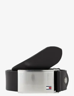 Tommy Hilfiger TH PLAQUE BELT 3.5 ADJ - Skärp BLACK New