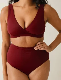 Boob The Go-To bikini top - Triangelformad bikinis DARK SIENNA