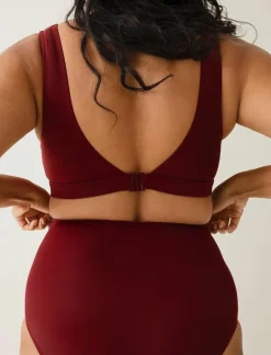 Boob The Go-To bikini top - Triangelformad bikinis DARK SIENNA
