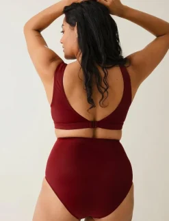 Boob The Go-To bikini top - Triangelformad bikinis DARK SIENNA