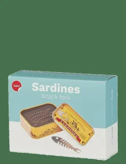 Tilltuggsgafflar Sardiner, set om 6 i plåtask - Gafflar|Balvi Best