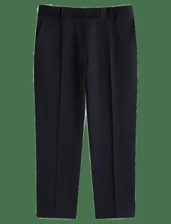 Tommy Hilfiger TIMELESS WOOL SLIM STRT PANT - Slim fit-byxor BLACK Hot