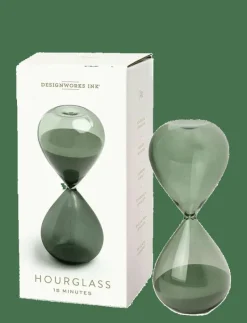 DesignWorks Inc Timglas 15 Min Evergreen - Skulpturer & Porslinsfigurer DARK GREEN Hot