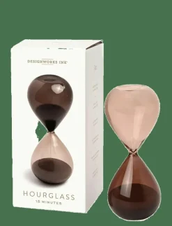 DesignWorks Inc Timglas 15 Min Smoky Quartz - Skulpturer & Porslinsfigurer SMOKY BROWN Best