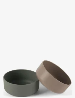 Dantoy TINY BIOBASED BOWL SET - Serveringsset OLIVE AND GREY New