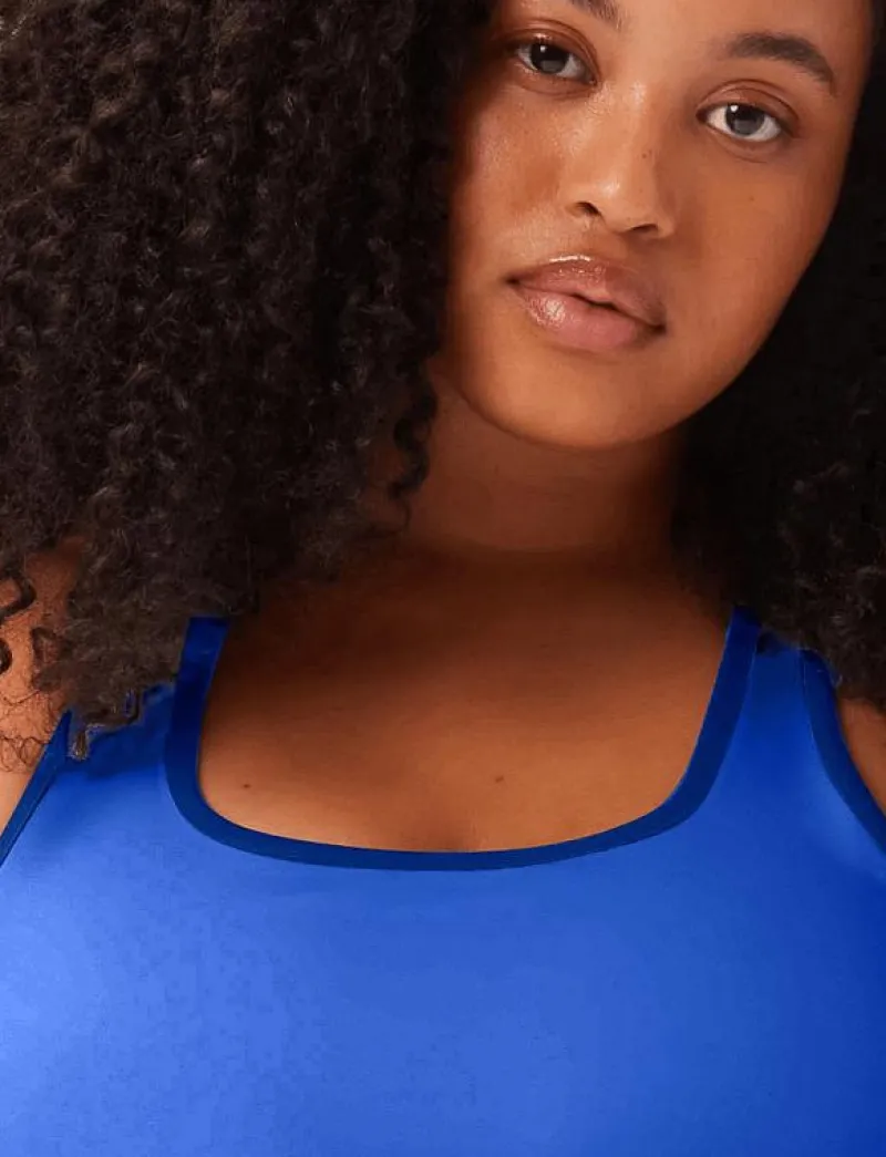 Girlfriend Collective Tipped Paloma Dress - Klänningar NAUTICAL BLUE Discount