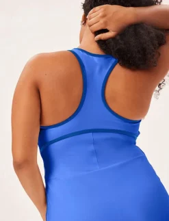 Girlfriend Collective Tipped Paloma Dress - Klänningar NAUTICAL BLUE Discount