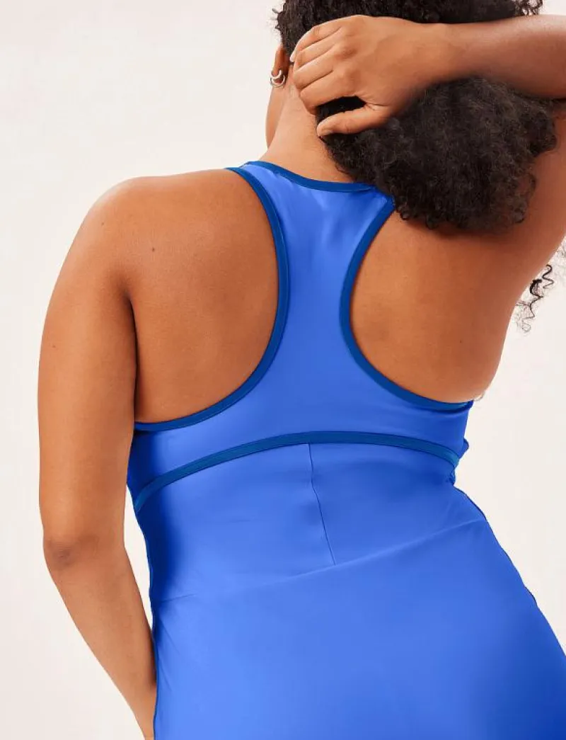 Girlfriend Collective Tipped Paloma Dress - Klänningar NAUTICAL BLUE Discount