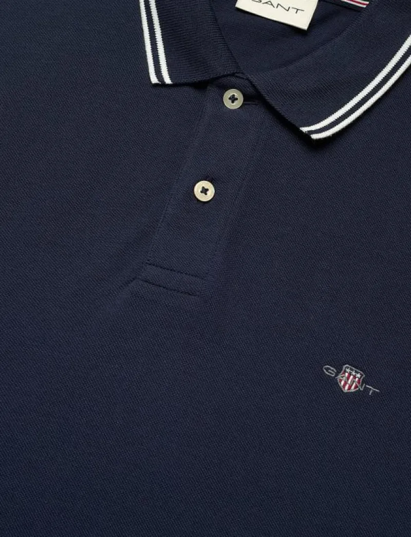 TIPPING COLLAR SS POLO - Kortärmade pikéer|GANT Outlet
