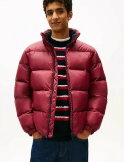 Tommy Jeans TJM ESSENTIAL DOWN JACKET EXT - Fodrade jackor RED WINE New