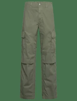 Tommy Jeans TJM JAIMIE TWILL RLX STR CARGO - Cargobyxor ARUBA GREEN