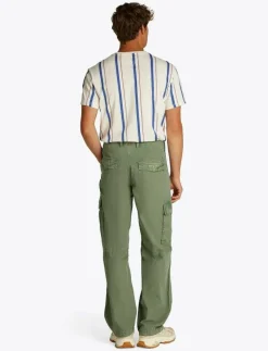 Tommy Jeans TJM JAIMIE TWILL RLX STR CARGO - Cargobyxor ARUBA GREEN