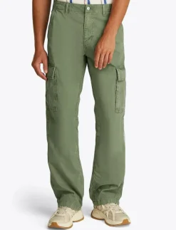 Tommy Jeans TJM JAIMIE TWILL RLX STR CARGO - Cargobyxor ARUBA GREEN