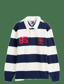 TJM RLX STRIPE RUGBY - Långärmade pikéer|Tommy Jeans Outlet
