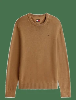 Tommy Jeans TJM SLIM ESS SWEATER EXT - Rundhalsad PECAN NUT New