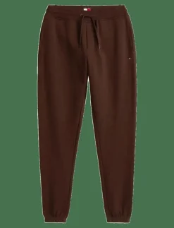 Tommy Jeans TJM SLIM S FLAG SWEATPANT - Joggingbyxor RICH BROWN Hot