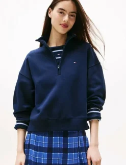 TJW BXY S-FLAG 1/4 ZIP - Sweatshirts|Tommy Jeans Best