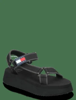 Tommy Hilfiger TJW EVA SANDAL - Platåsandaler BLACK Discount