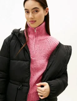 TJW HOODED MIDI PUFFER JACKET - Dun- & vadderade jackor|Tommy Jeans New