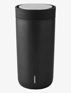 Stelton To Go Click termosmugg 0.4 l. black metallic - Termosmuggar BLACK/METALLIC Hot