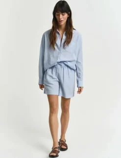 GANT TONAL STRIPED SEERSUCKER SHORTS - Casual shorts FRESH BLUE Online