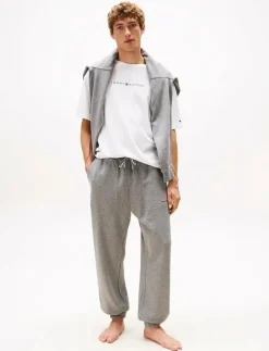 Tommy Hilfiger TRACK PANT - Joggingbyxor MEDIUM GREY HEATHER Sale