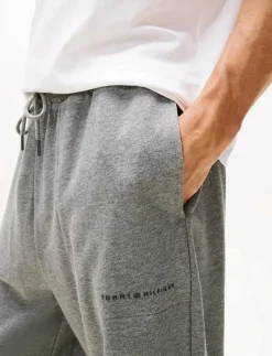 Tommy Hilfiger TRACK PANT - Joggingbyxor MEDIUM GREY HEATHER Sale