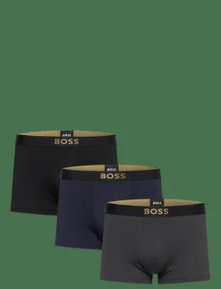Trunk 3P Gold Logo G - Boxershorts|BOSS Online