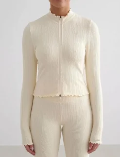 aim´n Tulip Zip Jacket - Långärmade tröjor ALMOND WHITE Hot