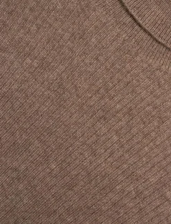 Turtleneck Rib T-shirt - Polotröjor|Davida Cashmere Sale