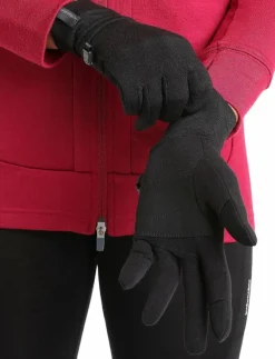 Icebreaker U Sierra Gloves - Fingervantar BLACK Clearance