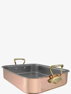 Ugnspanna M'150B 35 x 25 x 7 cm Koppar/Mässing - Ugnsformar|Mauviel Outlet