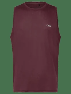ICANIWILL Ultimate Training Tank - Linnen BURGUNDY Hot