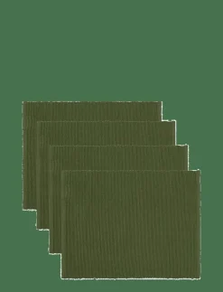 UNI PLACE MAT RIB 4-PACK - Servering|LINUM Hot