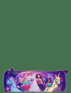 Euromic UNICORN ACADEMY, Rund pennfodral, 22 x 7 cm - Pennfodral PURPLE Clearance