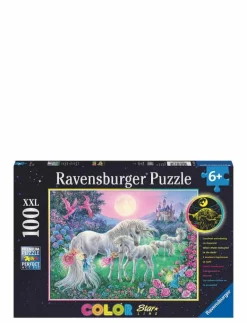 Unicorns In The Moonlight 100p - Klassiska pussel|Ravensburger New