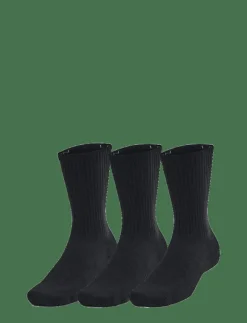 Under Armour Unisex UA TC 3pk Crew - Strumpor BLACK