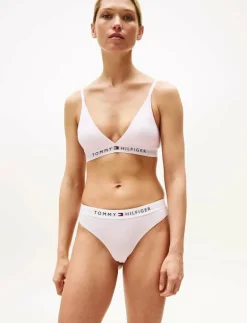 Tommy Hilfiger UNLINED TRIANGLE - Bralette LIGHT PINK Sale