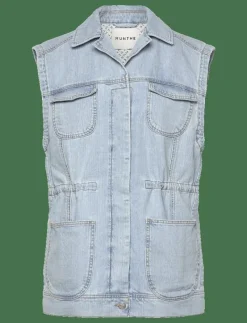 Munthe USAMI - Jeansvästar LIGHT BLUE Clearance