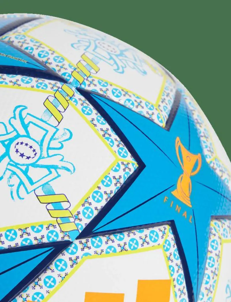 adidas Performance UWCL LGE - Fotbollar WHITE/ORANGE/NGTSKY/P Outlet