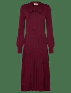 Jumperfabriken Valerie Dress - Midiklänningar BURGUNDY Hot
