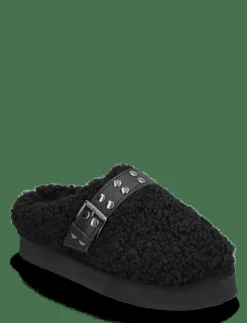 Bianco Varm Flatform Slip In #SU - Platta mules BLACK Hot