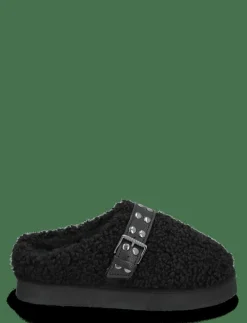 Bianco Varm Flatform Slip In #SU - Platta mules BLACK Hot